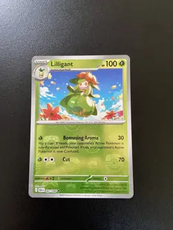 Pokemon Card TCG Lilligant Master Ball Holo - English Black Bolt - 007/086 - Image 1