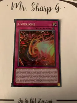 HYPERLOHE - 1. AUFLAGE SDSA-DE034 DEUTSCH Yu Gi Oh! CARD SUPER RARE HOLO KONAMI - Image 2