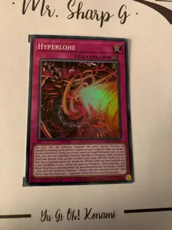 HYPERLOHE - 1. AUFLAGE SDSA-DE034 DEUTSCH Yu Gi Oh! CARD SUPER RARE HOLO KONAMI - Image 3