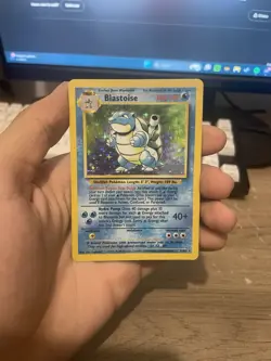 Pokemon TCG Blastoise Holo Unlimited Rare Card Base Set 2/102 - Image 1