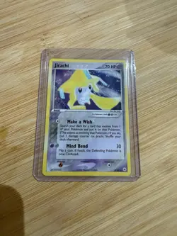 Pokemon Jirachi EX TCG Holo Card Hidden Legends 8/101 LP/MP Condition - Image 1