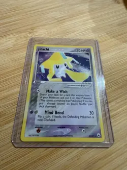 Pokemon Jirachi EX TCG Holo Card Hidden Legends 8/101 LP/MP Condition - Image 2