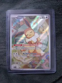 Eevee - Pokemon TCG 2025 Prismatic Evolutions Black Star Promo Card SVP EN 173 - Image 1