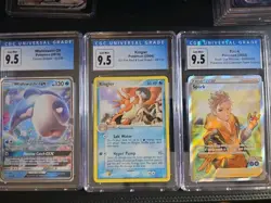 POKEMON CGC Pristine 9.5 (new label 10) - 3 CARD SLAB LOT - Image 1