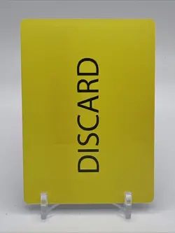 2024 Disney Lorcana Discard Error Card MINT Yellow Background Shimering Skies - Image 1