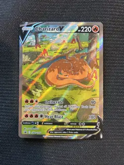 Pokemon TCG Charizard v SWSH260 Promo Card Mint Condition - Image 1