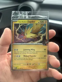 Team Rocket’s Zapdos EB Games Promo 070/182 Destined Rivals Pokemon TCG Card - Image 1