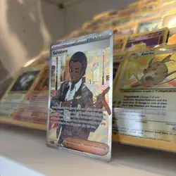 Pokemon - Salvatore - 202/162 - SV Temporal Forces - Full Art Trainer Card - Image 3