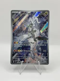 Pokemon TCG N's Reshiram Stamped Promo Holo Card 167/159 SV09 Journey Together - Image 1
