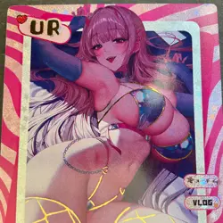 Mei Se Series #2 - UR Card - Goddess Story - Bikini Anime - Foil UR-05 - RARE - Image 3