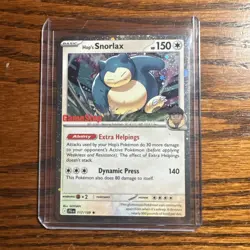 Pokemon TCG Hop's Snorlax Stamped Promo Card 117/159 GameStop Exclusive SHARP!! - Image 1