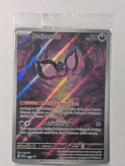Pecharunt SVP 129 Shrouded Fable ETB Black Star Promo Sealed Pokemon Card NM - Image 1