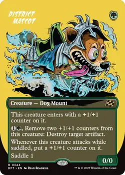 Foil - District Mascot (Borderless) - 344 / NM / English MTG - Image 1