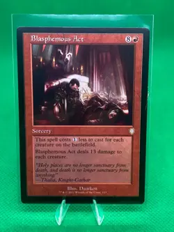 MTG Brothers' War Commander - Blasphemous Act (Retro) - Image 1
