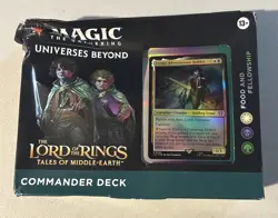 MTG Lord Of The Rings Food and Fellowship Commander Deck New English Damaged Box - Image 1