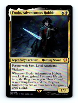 #2 2023 * Frodo, Adventurous Hobbit Mythic Foil - Image 1