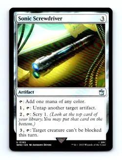 #185 2023 Doctor Who / Sonic Screwdriver Uncommon - Image 1