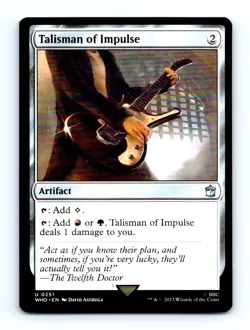 #251 2023 Doctor Who Talisman of Impulse Uncommon - Image 1