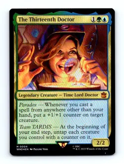 #4 2023 Doctor Who The Thirteenth Doctor Mythic FOIL - Image 1