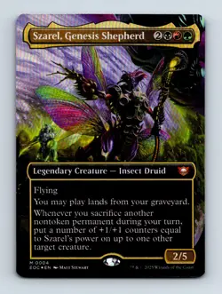 #4 2025 Edge of Eternities Commander Szarel, Genesis Shepherd Mythic FOIL - Image 1