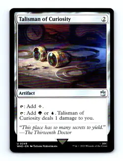 #249 2023 Doctor Who | Talisman of Curiosity Uncommon - Image 1