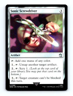 #186 2023 Doctor Who Sonic Screwdriver Uncommon - Image 1