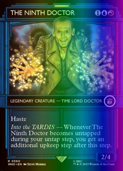 MTG Magic the Gathering The Ninth Doctor (560/1208) Doctor Who LP FOIL - Image 1