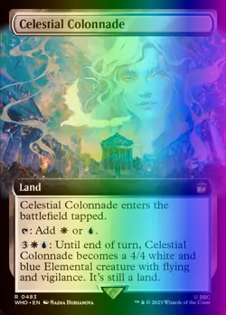 MTG Magic the Gathering Celestial Colonnade (483/1208) Doctor Who LP FOIL - Image 1