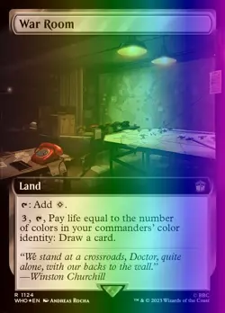 MTG Magic the Gathering War Room (1124/1208) Doctor Who LP FOIL- SURGE - Image 1