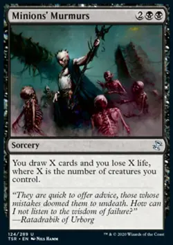 MTG Magic the Gathering Minions' Murmurs (124/429) Time Spiral Remastered LP - Image 1