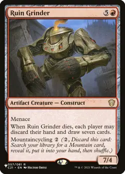 MTG Magic the Gathering Ruin Grinder (690/1358) The List LP - Image 1