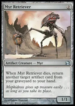 MTG Magic the Gathering Myr Retriever (210/245) Modern Masters LP - Image 1