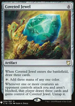 MTG Magic the Gathering Coveted Jewel (1566/1703) Mystery Booster LP - Image 1