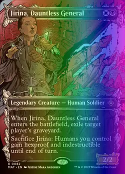 Jirina, Dauntless General (82/230) March of the Machine The Aftermath LP FOIL - Image 1