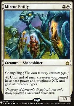 MTG Magic the Gathering Mirror Entity (179/1703) Mystery Booster LP - Image 1
