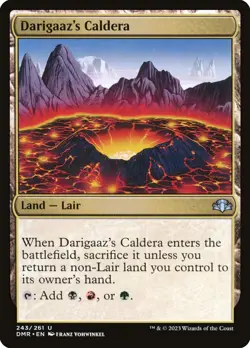 MTG Magic the Gathering Darigaaz's Caldera (243/520) Dominaria Remastered LP - Image 1