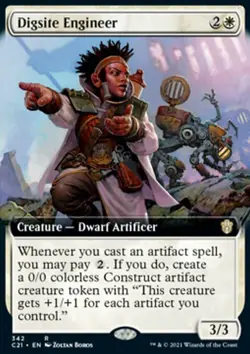 MTG Magic the Gathering Digsite Engineer (342/465) Commander 2021 LP - Image 1