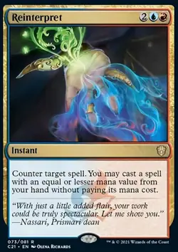 MTG Magic the Gathering Reinterpret (73/465) Commander 2021 LP - Image 1