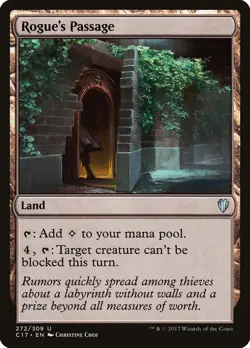 MTG Magic the Gathering Rogue's Passage (272/332) Commander 2017 LP - Image 1