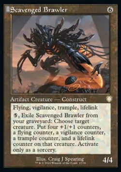 MTG Scavenged Brawler (17/240) The Brothers' War Commander LP - Image 1
