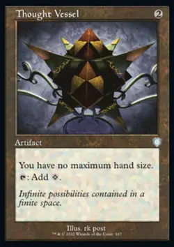 MTG Magic the Gathering Thought Vessel (167/240) The Brothers' War Commander LP - Image 1