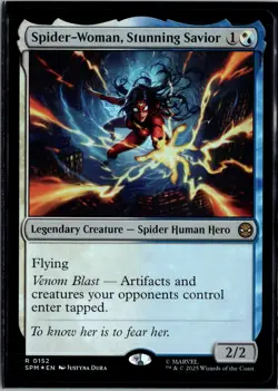 Spider-Woman, Stunning Savior Marvel's Spider-Man (SPM) #152 FOIL - Image 1