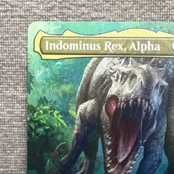 Indominus Rex, Alpha - Jurassic World (REX) #14 NM Borderless Non-Foil MTG - Image 2