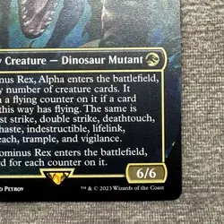 Indominus Rex, Alpha - Jurassic World (REX) #14 NM Borderless Non-Foil MTG - Image 5