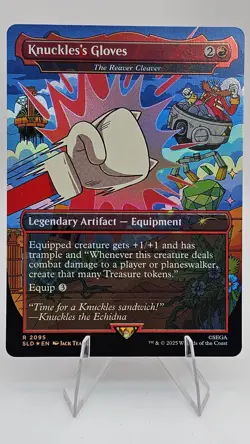 Knuckles's Gloves - The Reaver Cleaver (Rainbow Foil) - Secret Lair 2095 - Image 1