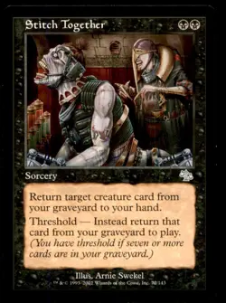 MTG Stitch Together LP Light Play Judgment [1049] - Image 1