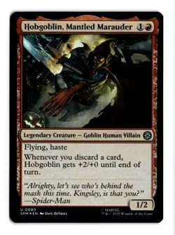 Hobgoblin, Mantled Marauder U Marvel's Spider-Man 80 NM Foil - Image 1