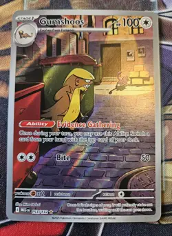 Gumshoos Illustration Rare Mega Evolution 153/132 Pokemon TCG Mint - Image 1