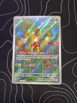 Shuckle 136/132 - Mega Evolution Pokemon Illustration Rare Holo NM - Image 1