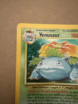 Pokemon TCG Base Set Unlimited Holo Venusaur 15/102 Nm-Lp - Image 2